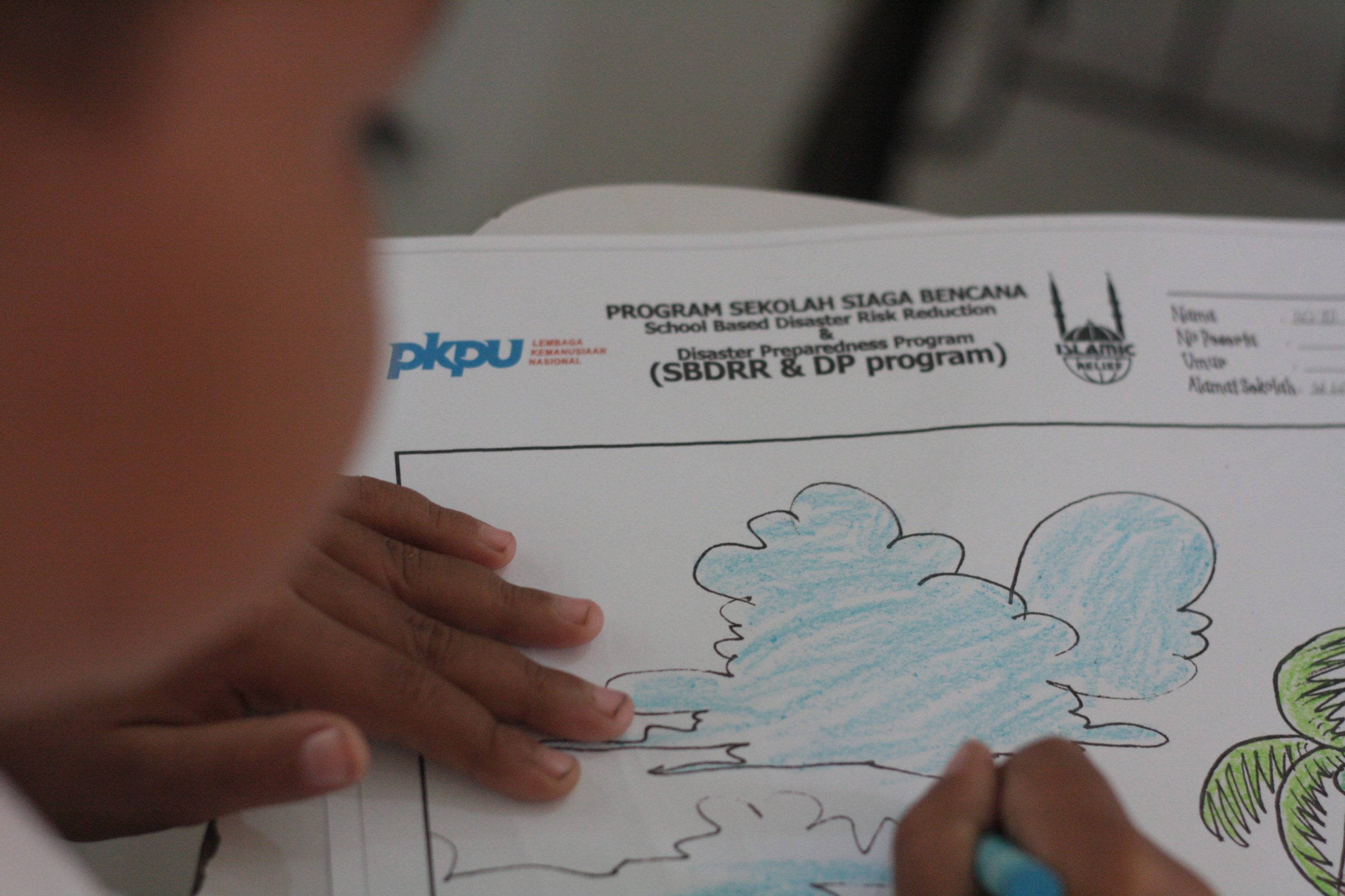 Disaster risk reduction training in Indonesian schools
