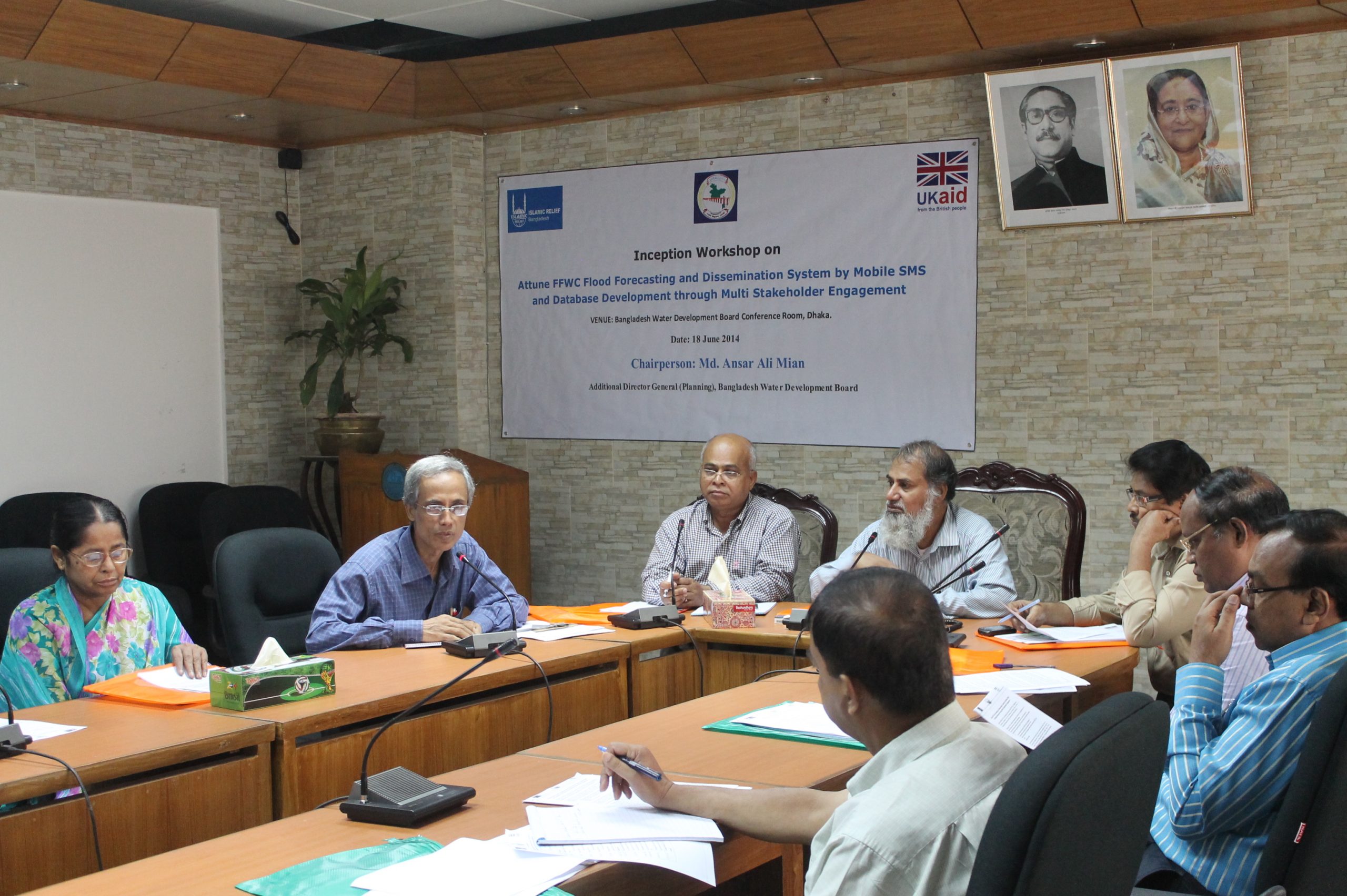 Islamic Relief Bangladesh flood forecasting workshop