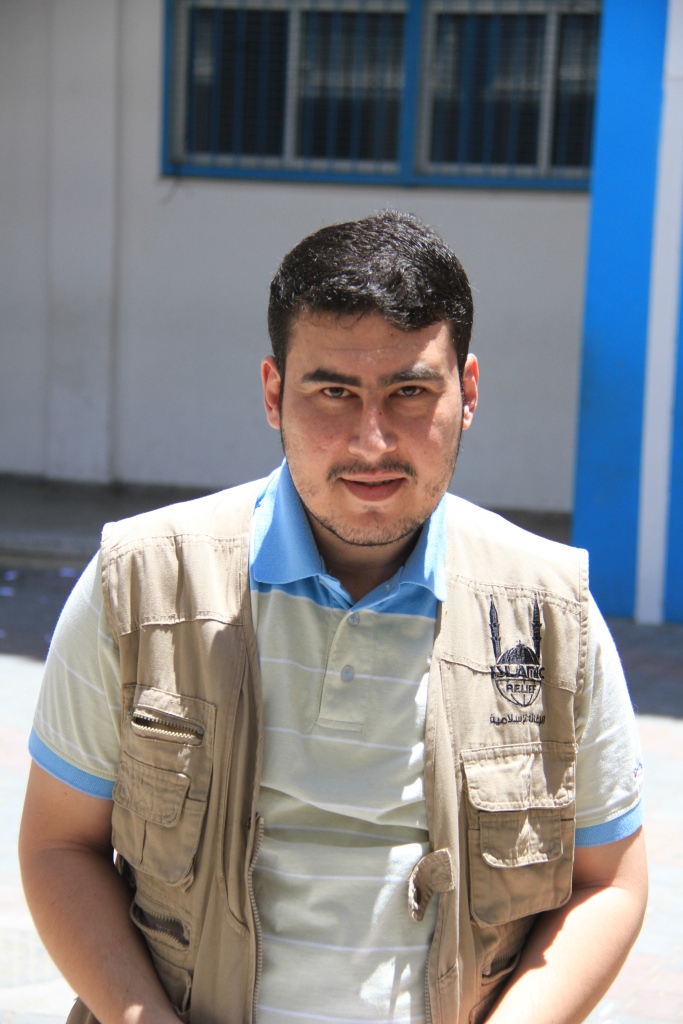Mohammed is part of our emergency team in Gaza.