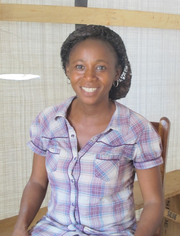Bénédicte entertains and works with conflict-affected children.
