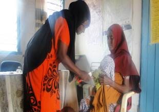 Mama Abdia is a community health worker at Wagalla Health Centre.