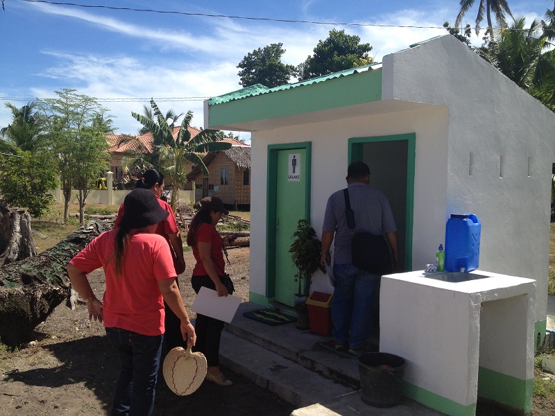 Communal toilets were showcased in our community competition.