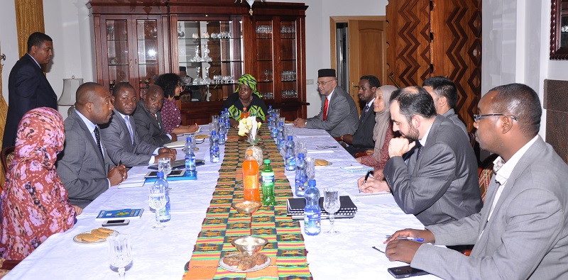 Islamic Relief and the African Union meet in Addis Ababa.