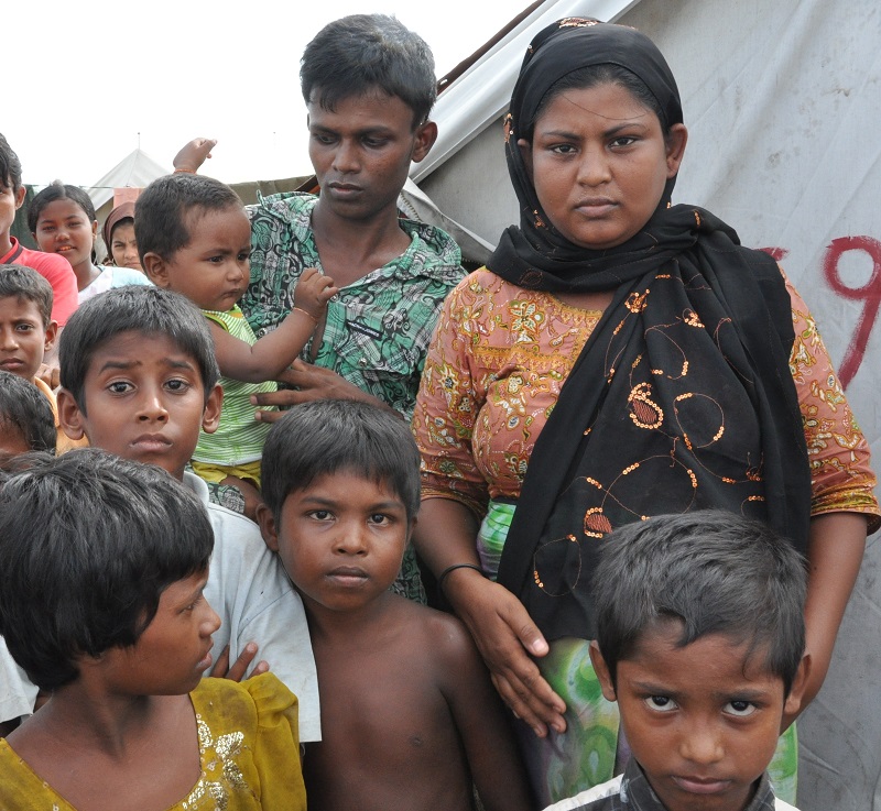 Inter-communal violence in Rakhine state forced about 140,000 people to flee their homes.