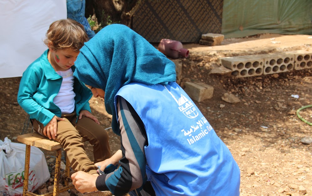 Islamic Relief assists Syrian refugees as well as poor Lebanese communities.