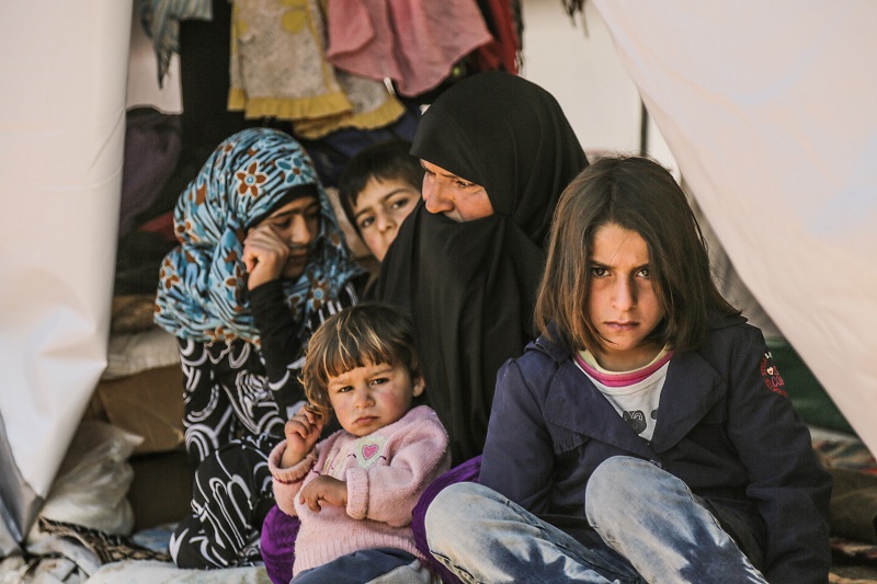 Rana and her family in Syria