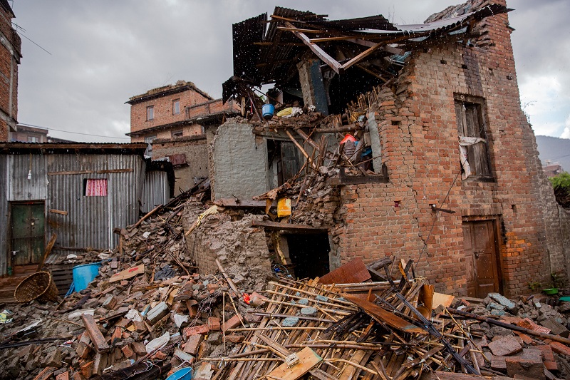 Photos from IR staff in Nepal following the earthquake, 2015.