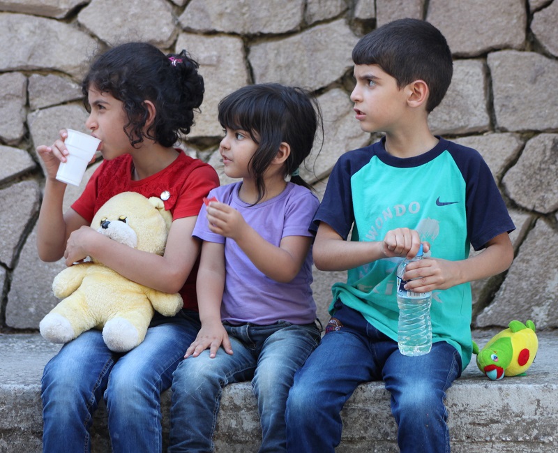 After fleeing Syria, Mukhlas' three children are hoping for safety in Europe.