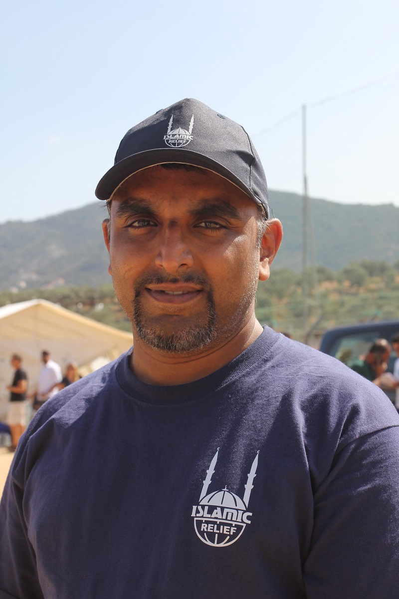 Islamic Relief aid worker Musab Bora reporting from Lesvos, Greece.