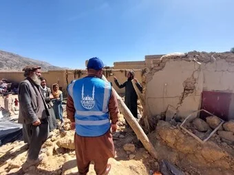 Islamic Relief team responds in Paktika, Afghanistan, after the deadly earthquake. June 2022